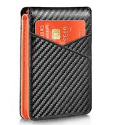Smart Men Wallet with Find My, Wallet Tracker, RFID Blocking Credit Card Holder, Left-Behind Alerts, Play Sound, Anti-Loss, Wireless Rechargeable, Works with iPhone, iPad, Mac, PU Carbon Black and