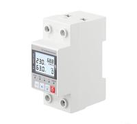 Smart Meter & Energy Protector with LCD Display, Surge and Undervoltage Protection, Leakage Protection, 230 V, 50/60 Hz, for Tuya, Model SVP-688W-L