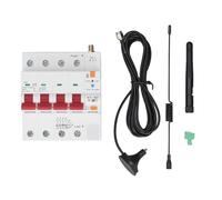 Smart Metering Circuit Breaker 4P 63A WiFi Control Timer Switch Home Security Protection Partition Design High Efficiency Usage
