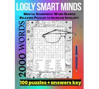 Smart Minds Mental Sharpness: Word Search Relaxing Puzzles to Increase Intellect and Provide Mindful Fun