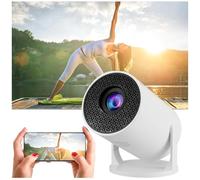 Smart Mini Projector with WiFi and Bluetooth, 270° Adjustable, Auto Keystone, Big Screen Portable, 1080P Support, for Phone & TV