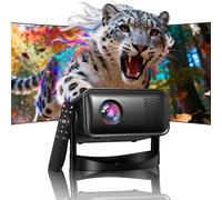 Smart Mini Projector with WiFi and Bluetooth, Native 1080P 4K Supported