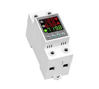 Smart Modifiable 63A Over Beneath Potential Protector Highlighting Power Consumption Following And Automatic Limit For Electrical Panes Industrial Electrical Structure Rise Defender