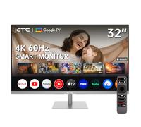 Smart Monitor 32 Inch with Smart TV System | UHD 4K@60Hz | Bluetooth, WiFi, Speaker, KVM | Voice Remote | HDR10 | HDMI 2.1, DP 1.4, PD 65W USB C (DP), USB-A x 4