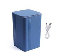 Smart Motion Sensor Trash Can Touchless 15L Electric Garbage Bin for Kitchen Bathroom Office Living Room BedroomBlue Rechargeable Waste Bin