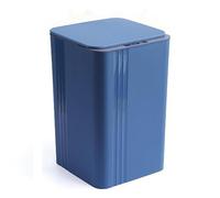 Smart Motion Sensor Trash Can Touchless 20L Garbage Bin for Kitchen Bathroom Office Living Room BedroomElectric Blue Lid Trash Bin