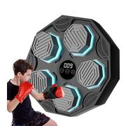 Smart Music Boxing Machine - Home Gym Boxing Music Workout Device, LED Interactive Punch Trainer, Wall-Mounted Exercise Equipment, Wireless Sound Enabled Fitness Machines, Multi-User Indoor Sports