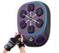 Smart Music Boxing Machine with Phone Sync, LED Punch Tracking, Home Gym Gear for Cardio, Stress Relief & Fitness Training