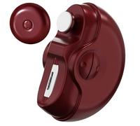 Smart Nail Clipper Electric with Type C Charging Automatic Nail Trimmer and File LED Light Care for Family Use Red