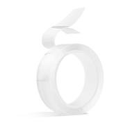 SMART Nano Tape Double Sided Transparent 1mm x 20mm x 3m - Extra Strong Reusable Adhesive Tape for Wall Mounting Home Office