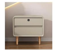 Smart Nightstand with Bluetooth Speaker & Fingerprint Lock, Modern Bedside Table with Storage, Spacious Side Cabinet for Sofa & Bedroom, 2/3 Tier End Table.