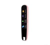 Smart OCR Translation Pen, 142 Language Voice Output Digital Reader For Books Documents Signs For Auditory Learners Reading Difficulties(Pink)