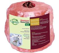 Smart Organic Foods Himalayan Animal Horse Lick Natural Pink Salt, Natural shape salt with strong hanging Rope Suitable for all Animals 1-1.