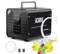 Smart Ozone Generator, 60000mg/h Ozone Generator for Water and Air, Air Purifier with Timer, Ozone Machine for Bathroom, Kitchen, Smoke, Cars, Pets, Fruits, Vegetables