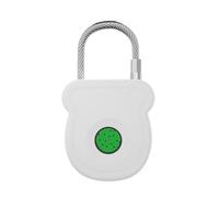 Smart Padlock - Keyless Lock for Gym Locker - Waterproof Fingerprint Rechargeable Padlock for Garage Gate Shed Travel Wardrobe Cabinet