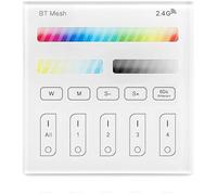 Smart Panel Controller, WiFi/Bluetooth Dimmer Switch Wireless 2.4G RF 4-Zone, RGB+CCT Dimmable, AC(100-240) V, Work for All FVTLED Downlights Light