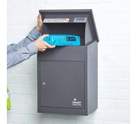 Medium Parcel Delivery Drop Box Lockable Home Storage Letter Post Box