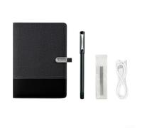 Smart Pen Notebook Set Real-time Notes Digitization Synchronous Text Conversion Function Compact Portable Design ABS Material Writing Digital Kit(smart pen + paper)
