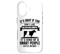 Smart People Cattle Farmer - Cow Breed Belted Galloways Case for iPhone 17