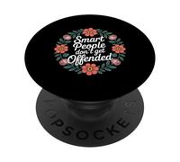 Smart People Don't Get Offended Intelligence - PopSockets Adhesive PopGrip