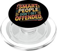 Smart People Don't Get Offended Intelligence |- PopSockets PopGrip for MagSafe