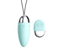 Smart Personal Massager Wireless Remote Control Ultra-Quiet Design Multiple Pleasure Modes Skin-Friendly Silicone Rechargeable (Blue)