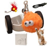Smart Pet Toy, Obstacle Avoidance Red Light, Motion Sensor Interactive Teaser, Electronic Automatic Chaser, Fun Entertaining Accessory For Indoor Cats Small Breeds