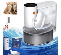 Smart Pet Water Fountain, Smart Pet Water Fountain No Filter, Smart Pet Water Fountain Automatic Pet Water Dispenser, Wireless Pour-Over Cat Water Fountain, Silent for Dogs and Cats (1PC)