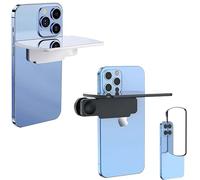 Smart Phone Camera Mirror Reflection Clip Kit, Adjustable HD Glass Smartphone Photography Flip Mirror, Phone Camera Shooting Reflection Mirror, Smartphone Selfie Reflector for All Phones(Black+White)