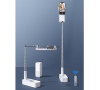 Smart Phone Holder Stand with Wireless Dimmable LED Selfie Fill Light