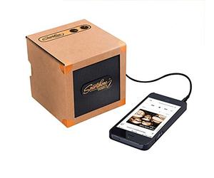 Smart Phone Speaker Box, AUX compatible, wired for iPhone/Android and more, Copper
