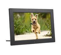 Smart Photo Frame, Multi-function Background Music Play, Traditional Video Decoding, Smart Remote Control, Home Digital Photo Frame (UK Plug)