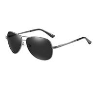 [Smart Photochromic] Polarised Sunglasses for Men - HD Polarised Lenses | Day & Night Use | Driving-Friendly | Lightweight Metal Frame | Black Gold/Gun Color Options