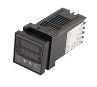 Smart PID Temperature Controller DC 24V Digital Thermostat -50 to 450°C Range RS485 Communication 4-20mA Output 44x44x100mm for Industrial Manufacturing