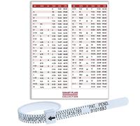 SMART PLAN COLLECTION Premium Ring Sizer UK Ring Measurement Tool - A to Z+9 & International Chart