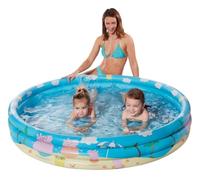Smart-Planet Peppa Pig Inflatable Paddling Pool - 122 x 23 cm - 3-Ring Pool Peppa Pig - Children's Pool - Baby Pool - Swimming Pool - Above Ground Pool