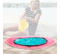 Smart-Planet Pop Up Baby Pool for the Beach, Pink, 50 x 50 cm, 35 x 15 cm, to Go Pool for Toddlers, Children, Babies Beach Pool, Throw Pool Sand