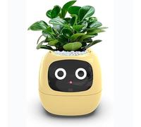 Smart Plant Pot for Indoor Plants with APP Control, LCD Display, 7 Sensors, Intelligent Planter for Home and Desk Setup, for Plant Lovers