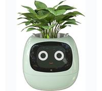 Smart Plant Pot for Indoor Plants with APP Control, LCD Display, 7 Sensors, Intelligent Planter for Home and Desk Setup, for Plant Lovers