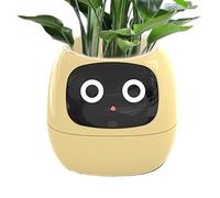 Smart Plant Pot - Intelligent Plant Pot, Ai Planter, PC Smart Pet Planter Robot | Smart Plant Pot Multiple Expression Plant Robot Planter, Adorable Plant Robot Planter with 7 Smart Sensors for Indoor