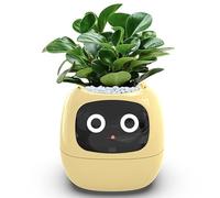 Smart Plant Pot with Smart Sensors, AI Chips, LCD Screen Display, and APP Control - Intelligent Garden Planter for Indoor Plants