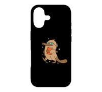 smart Platypus with Book and Glasses Case for iPhone 17