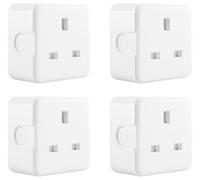 Smart Plug-In WiFi Socket, 13A, White, Pack of 4 - CSK001
