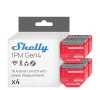 Smart Plug Shelly Shelly 1Pm Gen4 4-Pack Wi-Fi 230 V 16 A (4 Units) NEW