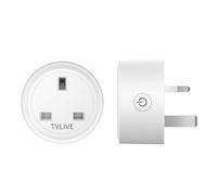 Smart Plug, TVLIVE 2 Pack 13A Smart Plugs Work that with Alexa (Echo, Echo Dot), Google Home, IFTTT, Remote Control with VeSync APP and Timer Function, WiFi Outlet, Wifi Plug, Wireless Smart Socket