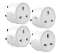 Smart Plug WiFi Alexa Plugs, Avatar Controls Smart Home Mini Outlet 13A Wireless Timer Socket 4 Pack Works with Amazon Alexa (Echo and Echo Dot), Google Home, SmartThings, No Hub Required, 2.4 GHz