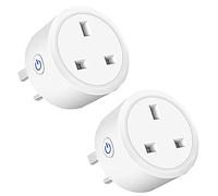 Smart Plug WiFi Socket Monitor Timing Function Tuya SmartLife APP Control Works with Amazon Alexa (Echo, Echo Dot), Google Home, IFTTT, Smart Socket, Remote Control 16A Power… Smart Plug (2PACK)