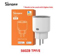 Smart Plug Zigbee Energy Monitoring SONOFF S60ZB Works with Alexa Google Home