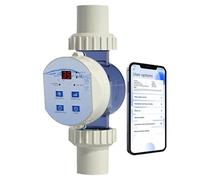 Smart Pool Salt Chlorine Generator, 2.5g/h Saltwater Chlorinator System for Swimming Spa, Wi-Fi & App Control, Automatic Cleaning, Easy Maintenance, Durable Design