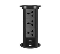 Smart Pop-Up Countertop Wireless Charging Socket with Lifting Design for Home and Office Desks